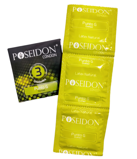Condón Poseidón Punto G (Dotted) caja x 3 und